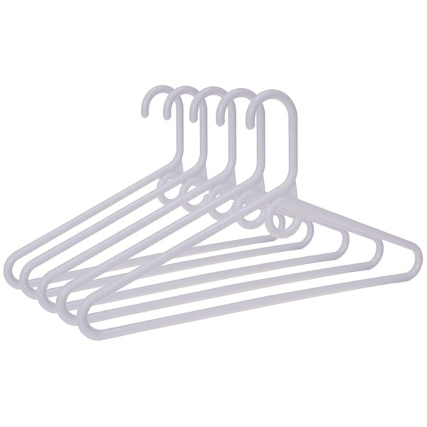 Rebrilliant Super Heavy Duty Plastic Clothes Hanger Multipack Thick